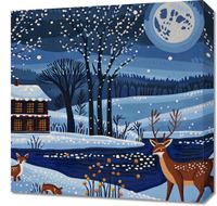 Obraz 50x50cm Przyszła Zima