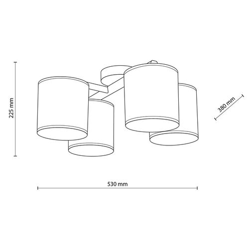 lampa sufitowa deva nature 6866 tk lighting na Arena.pl