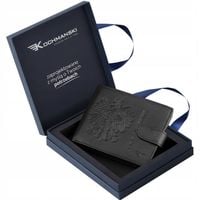 KOCHMANSKI portfel męski skórzany RFID rozbudowany patriotyczny z orzełkiem