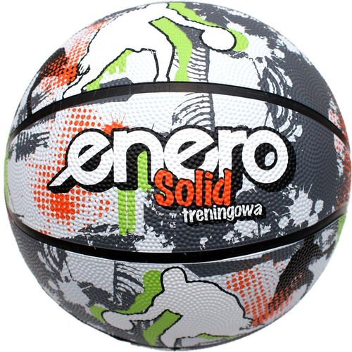PIŁKA DO KOSZYKÓWKI ENERO SOLID SZARO BIAŁA R.7 na Arena.pl