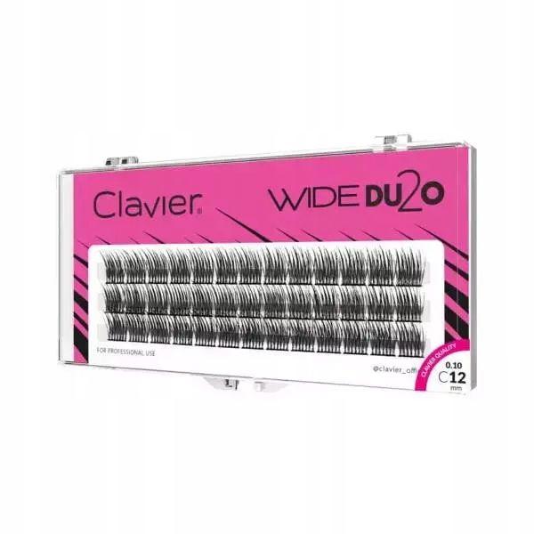 Clavier Kępki Rzęs Clavier WIDE Du2o 12mm zdjęcie 3