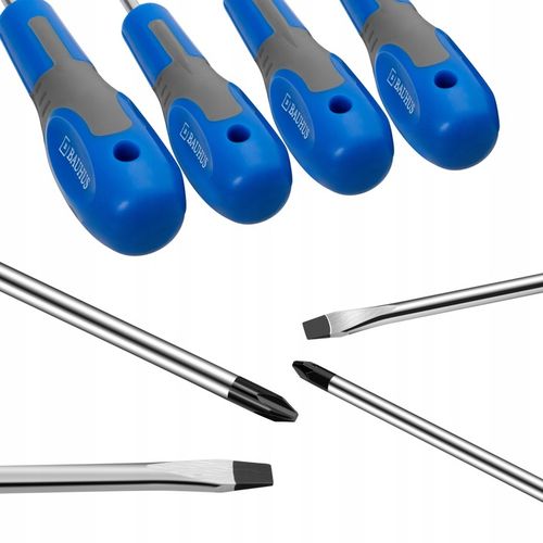 ZESTAW ŚRUBOKRĘTÓW WKRĘTAKÓW Z MAGNESEM 8SZT MOCNE na Arena.pl