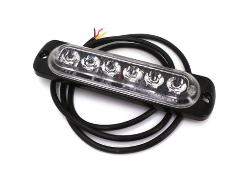 Lampa obrysowa strobo 6 LED 12V-24V, zielona na Arena.pl