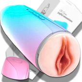 MASTURBATOR MĘSKI inteligentny dla MĘŻCZYZN 2w1 USTA vagina do sex