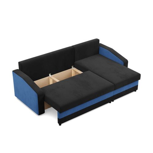 Narożnik uniwersalny, mikrofaza, AURELO, 231x140x92, granatowy | TYLETEGOTU na Arena.pl