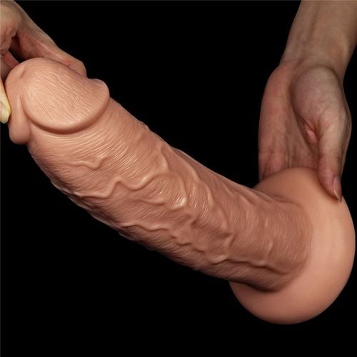 11'' realistic long vibrating dildo na Arena.pl
