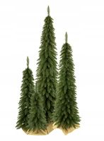 Choinka sztuczna Świerk TATRZAŃSKI 160 cm SLIM zielona PVC Polska produkcja