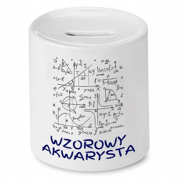 Dla Akwarysty Skarbonka Wzorowy Akwarysta Z Nadrukiem Ze Zdjęciem zdjęcie 1