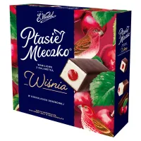 WEDEL PTASIE MLECZKO 340G WIŚNIOWE
