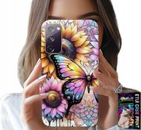 ETUI DO SAMSUNG GALAXY S20 LITE - SŁONECZNIK Z MOTYLKIEM, OBUDOWA + FOLIA