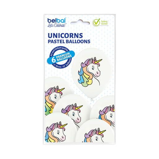 Balony Unicorn jednorożec 6szt zdjęcie 2