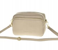 Laura Biaggi - torebka listonoszka skóra naturalna jasny beżowy TS 04-291