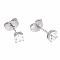 PIĘKNE SREBRNE KOLCZYKI MAŁE CELEBRYTKI KWARDAT STAL CHIRURGICZNA 316L