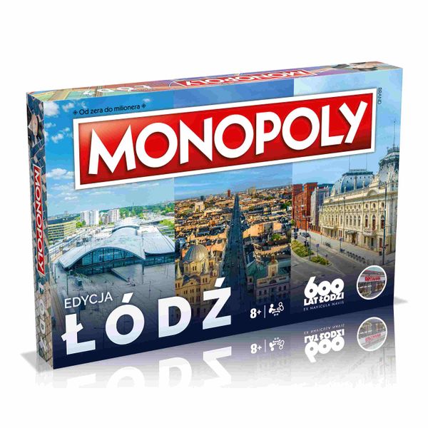 Monopoly Łódź gra 03305 WINNING MOVES zdjęcie 1