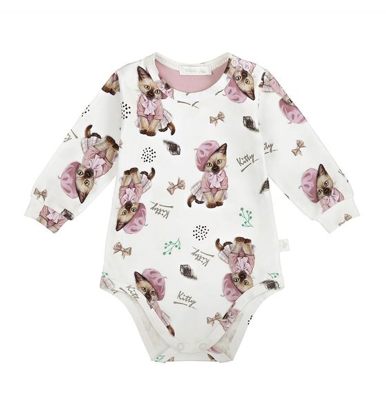 Body z długim  rękawem Kotek 80 zdjęcie 1