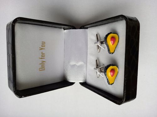 Srebrne spinki do mankietów Exciting z Perłą na Arena.pl