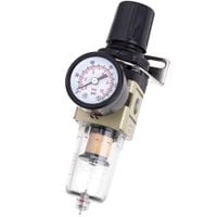 reduktor powietrza z filtrem 1/4” do kompresora, regulator ciśnienia