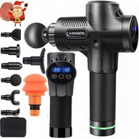 PISTOLET DO MASAŻU PRO150W PISTOLET DO MASAŻU CIAŁA MOCNY ZESTAW 8 KOŃCÓWEK