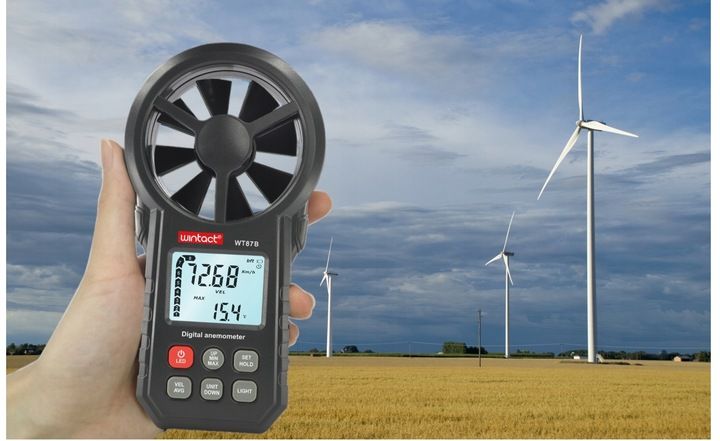 ANEMOMETER MIERNIK WIATRU DO KLIMATYZACJI WIATROMIERZ APLIKACJA BLUETOOTH zdjęcie 10