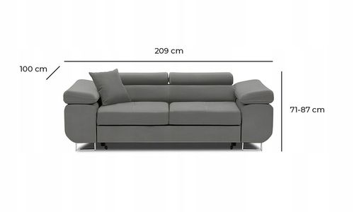 SOFA KANAPA RIGATTO ZIELONA Wersalka KRONOS NOWOCZESNA na Arena.pl