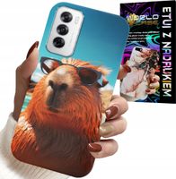 ETUI DO OPPO RENO12 5G - SŁODKA KAPIBARA, CAPIBARA CASE + FOLIA