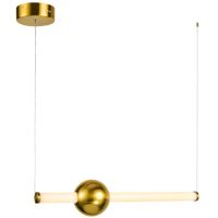 LAMPA wisząca HALLING  PND-16357-CB-1 Italux loftowa OPRAWA zwis LED 13,3W 3000K tuba miedziana biała