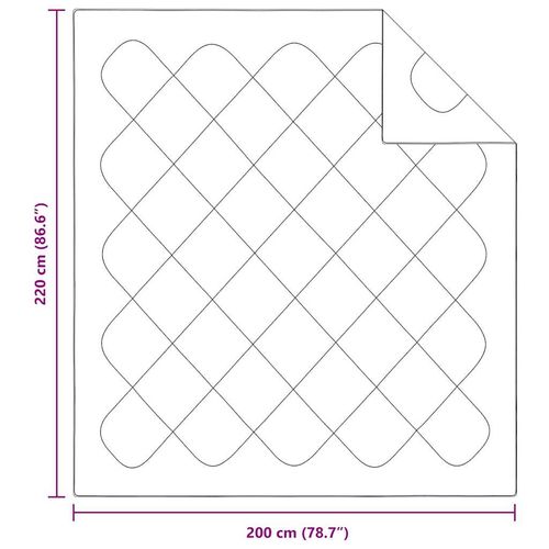 Koce i kołdry Biały 200 x 220 cm Mikrofibra na Arena.pl