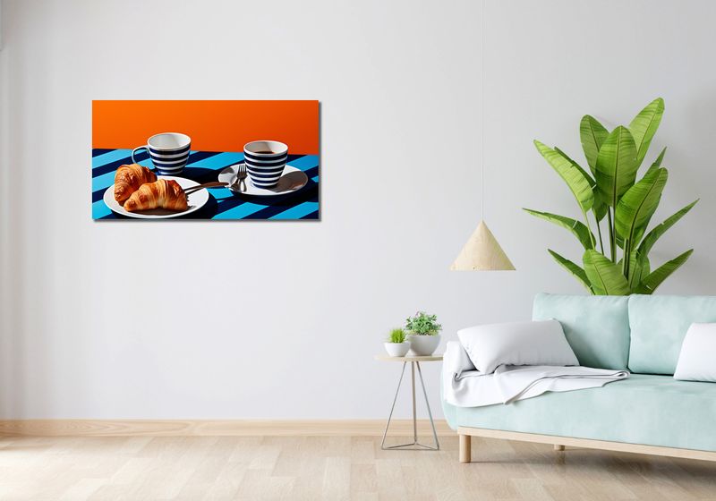 Obraz 100x50cm Croissanty zdjęcie 2