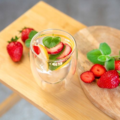 6X Szklanki Termiczne Do Kawy Latte Drinków 350ML Zestaw podwójne szkło na Arena.pl