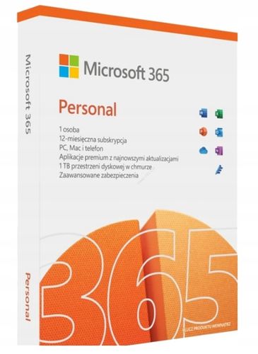Microsoft 365 Personal PL 1Y 1U Win/Mac QQ2-01434 na Arena.pl