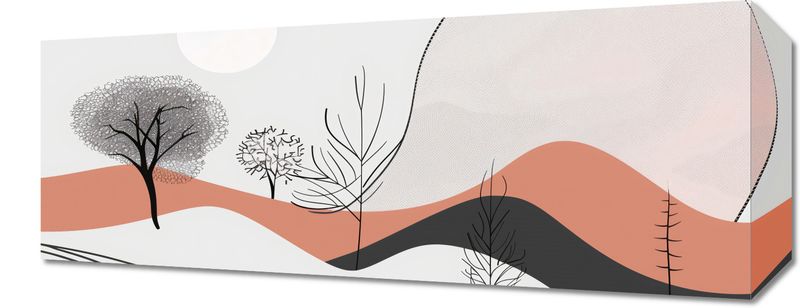 Obraz 50x20cm Półcień Widoku zdjęcie 1