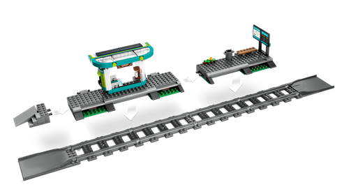LEGO City 60423 Tramwaj miejski ze stacją - 811 elementów dla dzieci +7 na Arena.pl