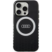 Audi IML Big Logo MagSafe Case iPhone 15 Pro 6.1" czarny/black
