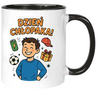 Kubek z nadrukiem prezent Dzień CHŁOPAKA dla kolegi chłopca urodziny wzory