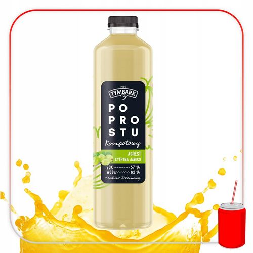 Tymbark Po Prostu Agrest Cytryna Jabłko 12 x 1.25 L na Arena.pl