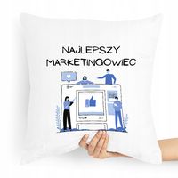 Prezent Poduszka Dla Margetingowca Marketing Z Nadrukiem Ze Zdjęciem