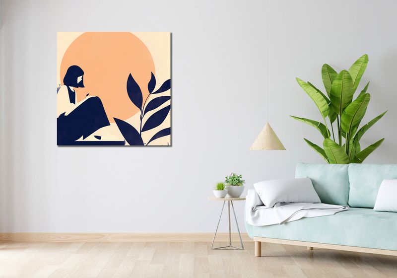 Obraz 90x90cm Kontemplacja zdjęcie 2