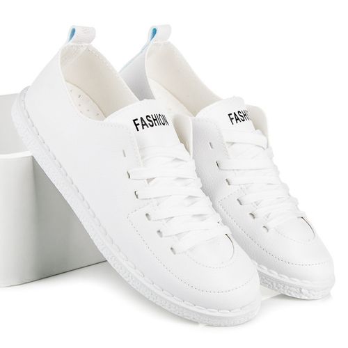 Białe wiązane trampki r.41 na Arena.pl