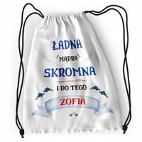 Plecak Dla Zofi Sportowy Szkolny Worek Torba Z Nadrukiem Ze Zdjęciem