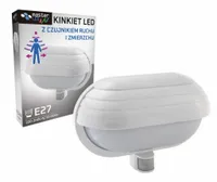 Lampa kinkiet E27 ogrodowy z czujnikiem zewnętrzna LED