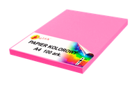 papier kolorowy a4 80g różowy fluo neon v2 100 arkuszy