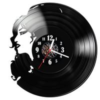 Zegar ścienny z płyty winylowej Kobieta 871.14