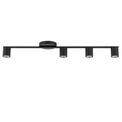 Przysufitowa lampa hotelowa Sky tuby czarne na listwie na Arena.pl