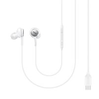 przewodowe słuchawki dokanałowe akg złącze usb-c biały