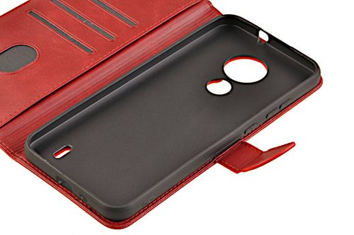 Etui portfel Wallet do Nokia C21 czerwony na Arena.pl