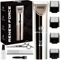 Cicha Maszynka do Strzyżenia Psów Psa Zwierząt Dokładnie goli DUŻA BATERIA