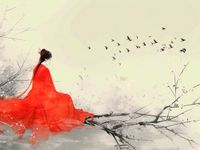 Plakat 100x75cm Diva Na Gałęzi