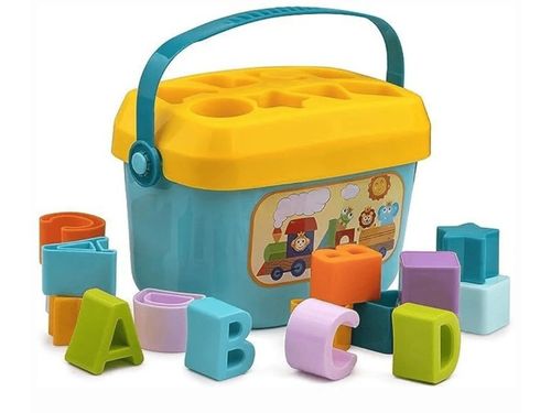 DLA DZIECI SORTER LITEROWY Z KLOCKAMI na Arena.pl