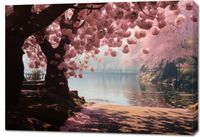 Obraz 100x70cm Spokój Sakury