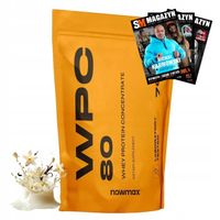 nowmax WPC80 WHEY PROTEIN 700G KONCENTRAT BIAŁKA WANILIOWE ODŻYWKA BIAŁKOWA